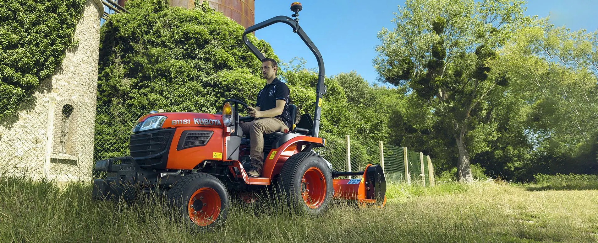 Kubota B1 serija u radu