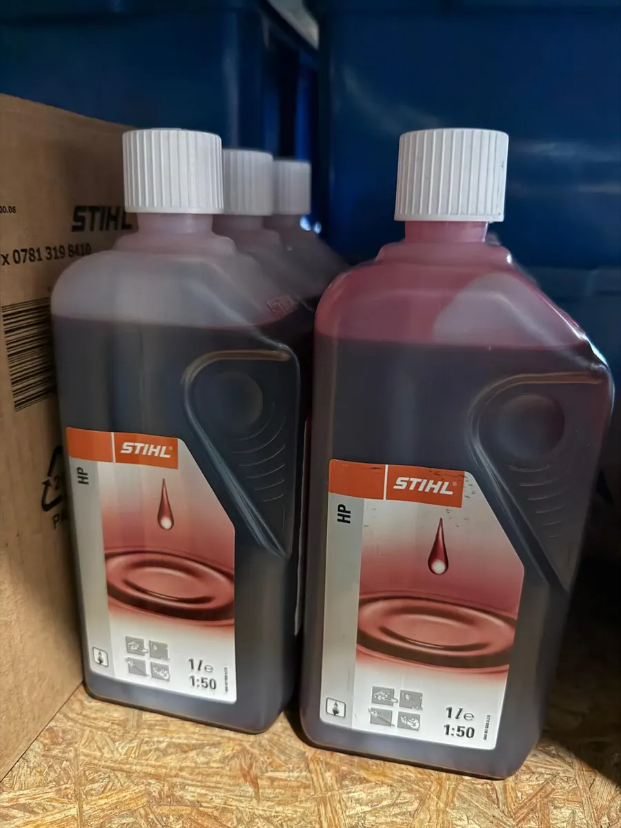 One-litre bottles of oil